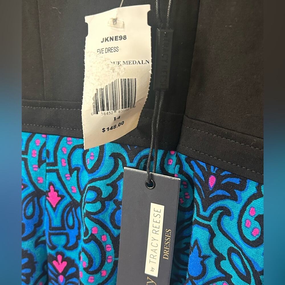 Nwt- Plenty by Tracy Reese 8 Floral Fleur Print Dress Pleated Anthropologie -14 - Picture 5 of 7